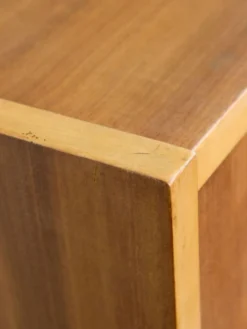 Cabinet de bar en bois scandinave moderne du milieu du siècle, années 1950