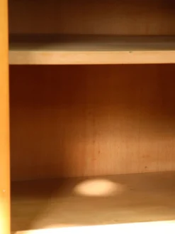 Cabinet de bar en bois scandinave moderne du milieu du siècle, années 1950