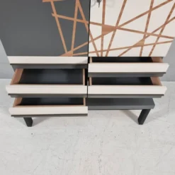 Cabinet de bar en hêtre, années 1970