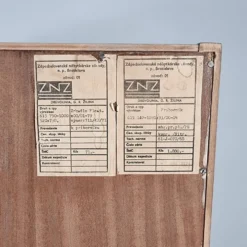 Cabinet de bar en hêtre, années 1970