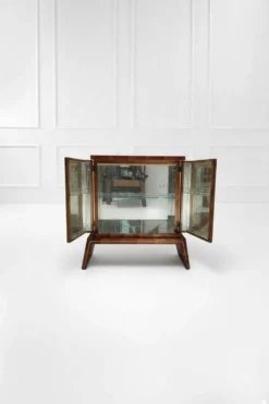Cabinet de bar en miroir, Italie années 1950
