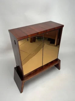 Cabinet de bar en miroir, Italie années 1950
