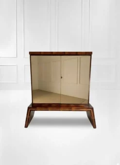 Cabinet de bar en miroir, Italie années 1950