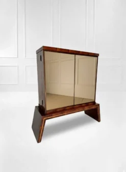 Cabinet de bar en miroir, Italie années 1950