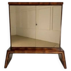 Cabinet de bar en miroir, Italie années 1950