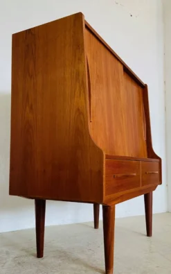 Cabinet de bar en teck danois vintage des années 1960
