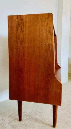 Cabinet de bar en teck danois vintage des années 1960
