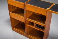 Cabinet de bar en teck vintage par Reno Wahl Iversen pour Dyrlund, Danemark, années 1960.
