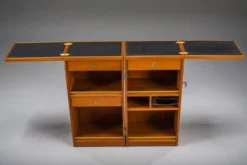 Cabinet de bar en teck vintage par Reno Wahl Iversen pour Dyrlund, Danemark, années 1960.