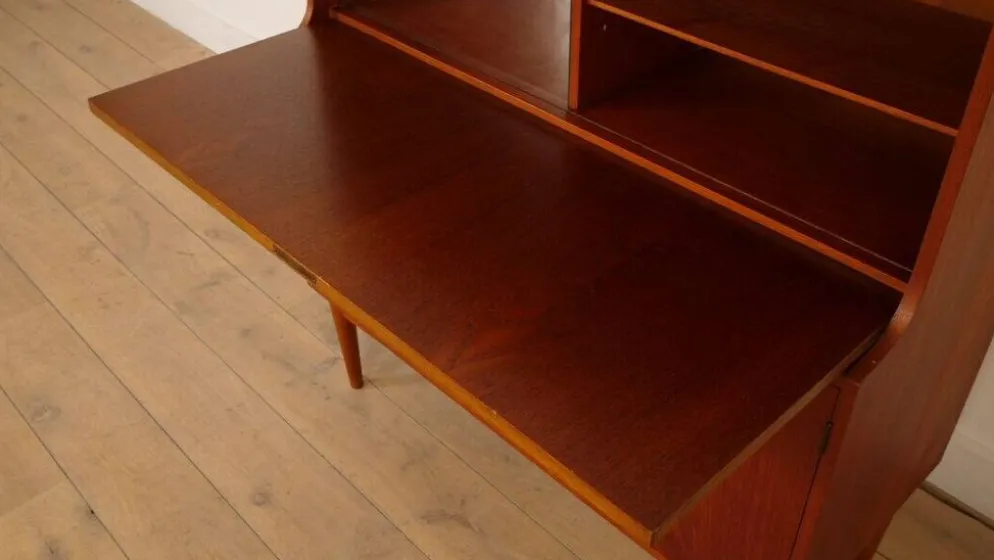 Cabinet de bar vintage | Teck | Design danois | H.P. Hansen | Années 1960