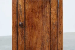Cabinet de chevet en noyer Art Déco, Belgique, années 1920