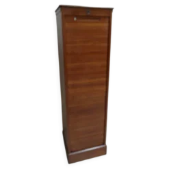 Cabinet de classement vintage avec rideau roulant
