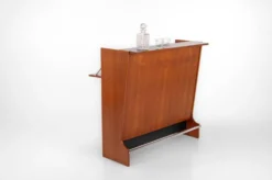 Cabinet de cocktail SK661 et tabourets de bar par Johannes Andersen pour Skaaning & Son années 1960