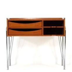 Cabinet de couloir rétro vintage en teck danois Heinrich Roepstorff, années 1960.
