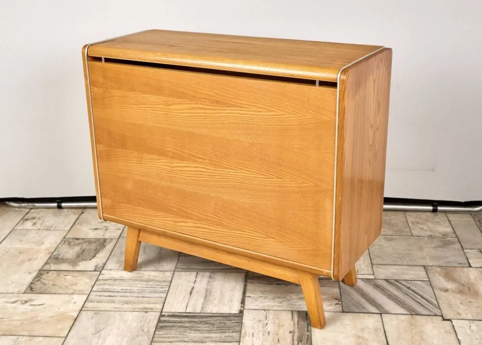 Cabinet de literie vintage Jitona années 1970 Tchécoslovaquie