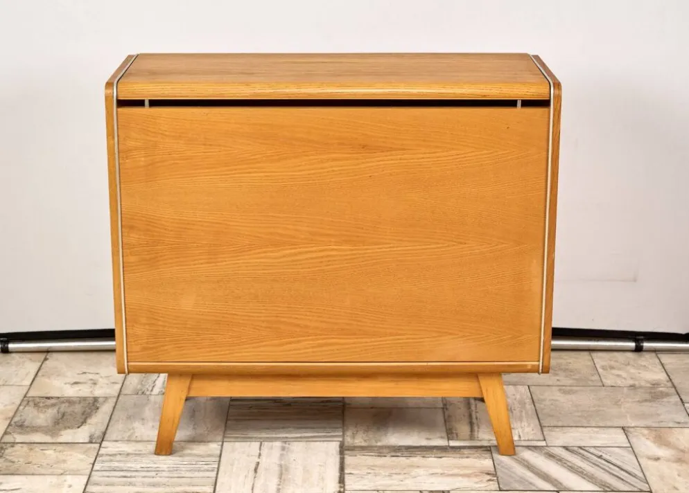 Cabinet de literie vintage Jitona années 1970 Tchécoslovaquie