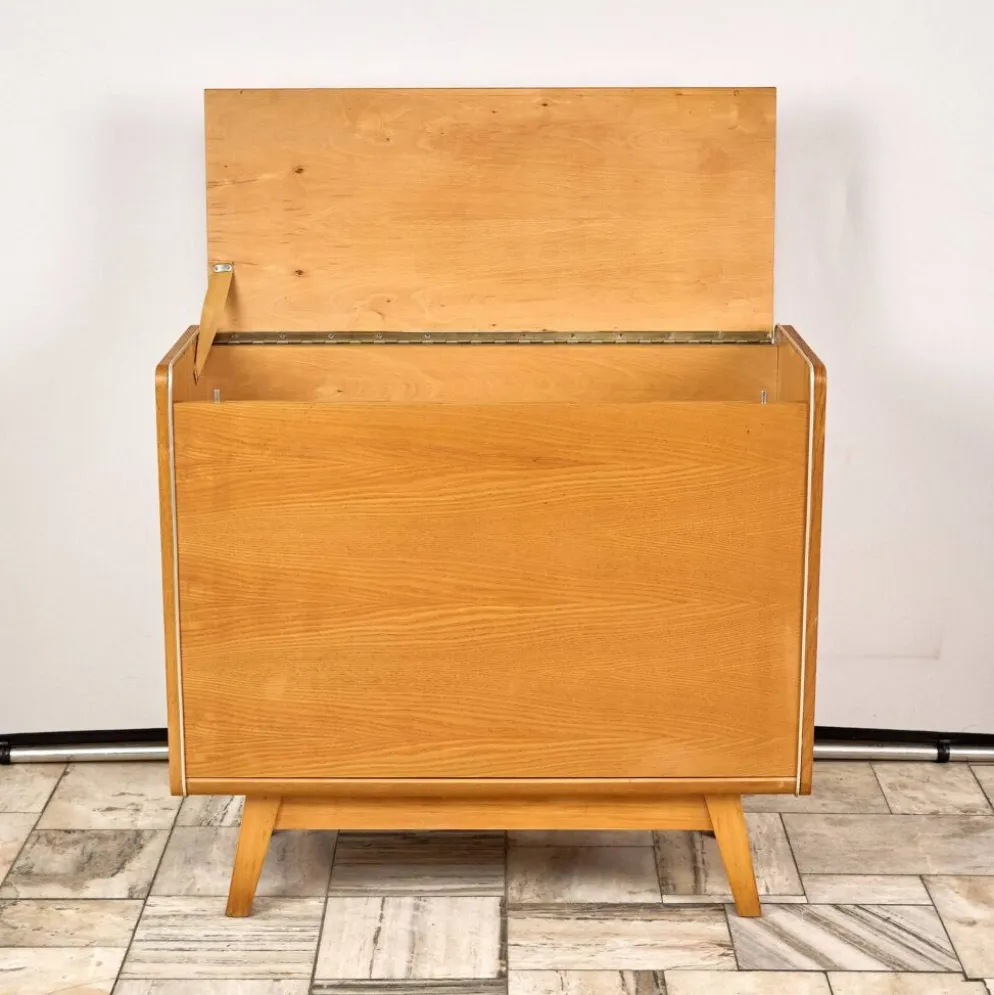 Cabinet de literie vintage Jitona années 1970 Tchécoslovaquie