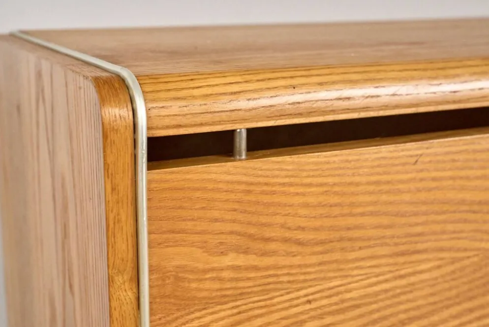 Cabinet de literie vintage Jitona années 1970 Tchécoslovaquie