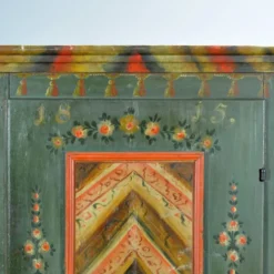 Cabinet de mariage en pin, daté de 1815
