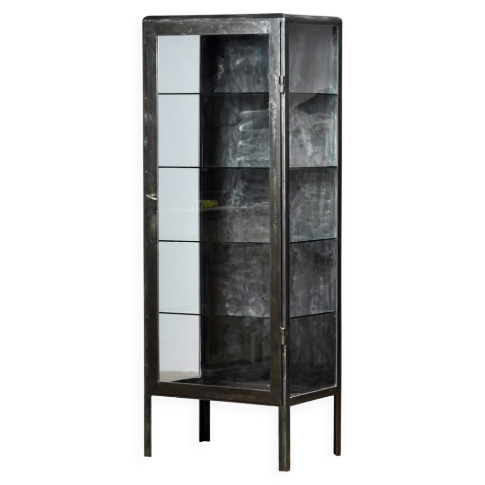 Cabinet de médecine en fer poli, années 1920