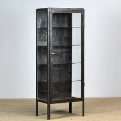 Cabinet de médecine en fer poli, années 1920
