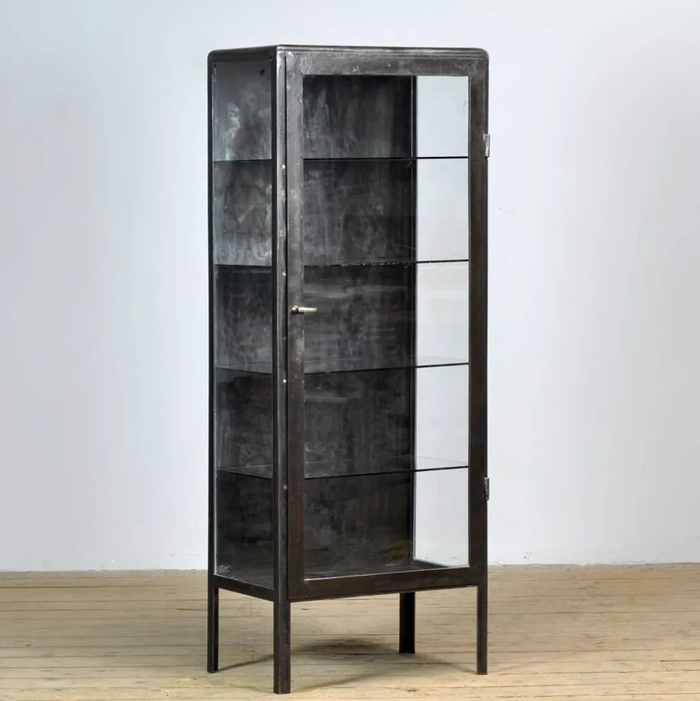 Cabinet de médecine en fer poli, années 1920