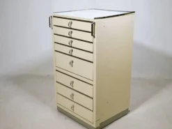 Cabinet dentaire en métal par Baisch, années 1950