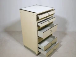 Cabinet dentaire en métal par Baisch, années 1950