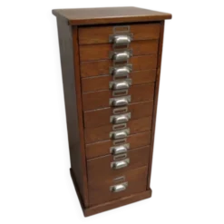 Cabinet de pharmacie en chêne vintage
