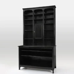 Cabinet de pharmacien Art Nouveau en chêne, France, 1910