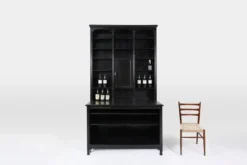 Cabinet de pharmacien Art Nouveau en chêne, France, 1910