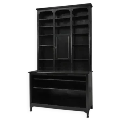 Cabinet de pharmacien Art Nouveau en chêne, France, 1910