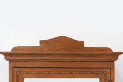 Cabinet de rasage Art Déco en chêne avec miroir, France, années 1930