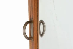 Cabinet de rasage Art Déco en chêne avec miroir, France, années 1930