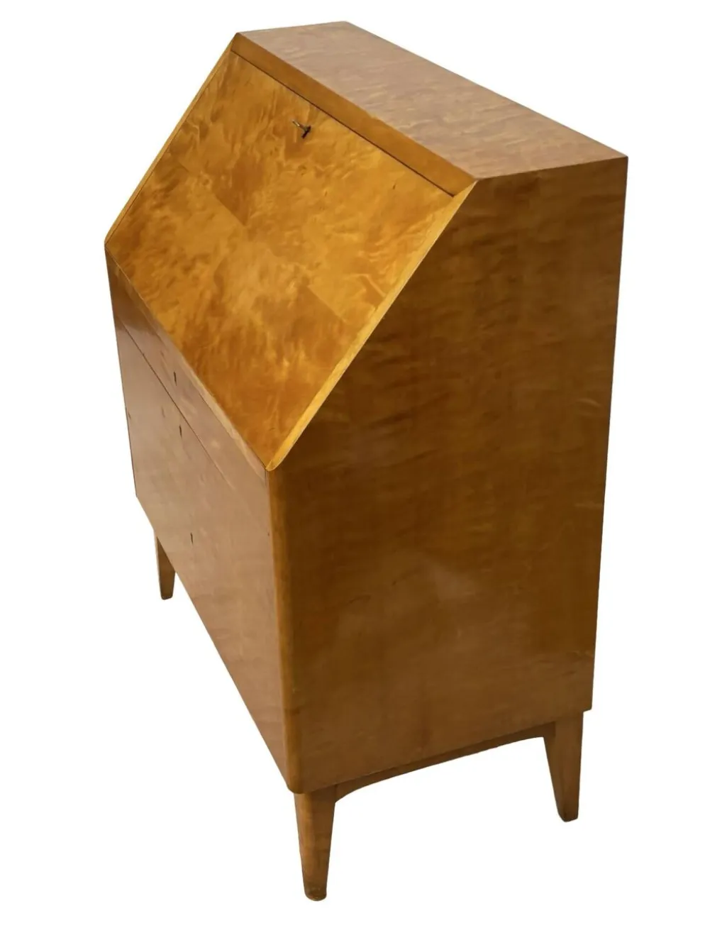 Cabinet de secrétaire vintage suédois des années 1960 pour espace de travail