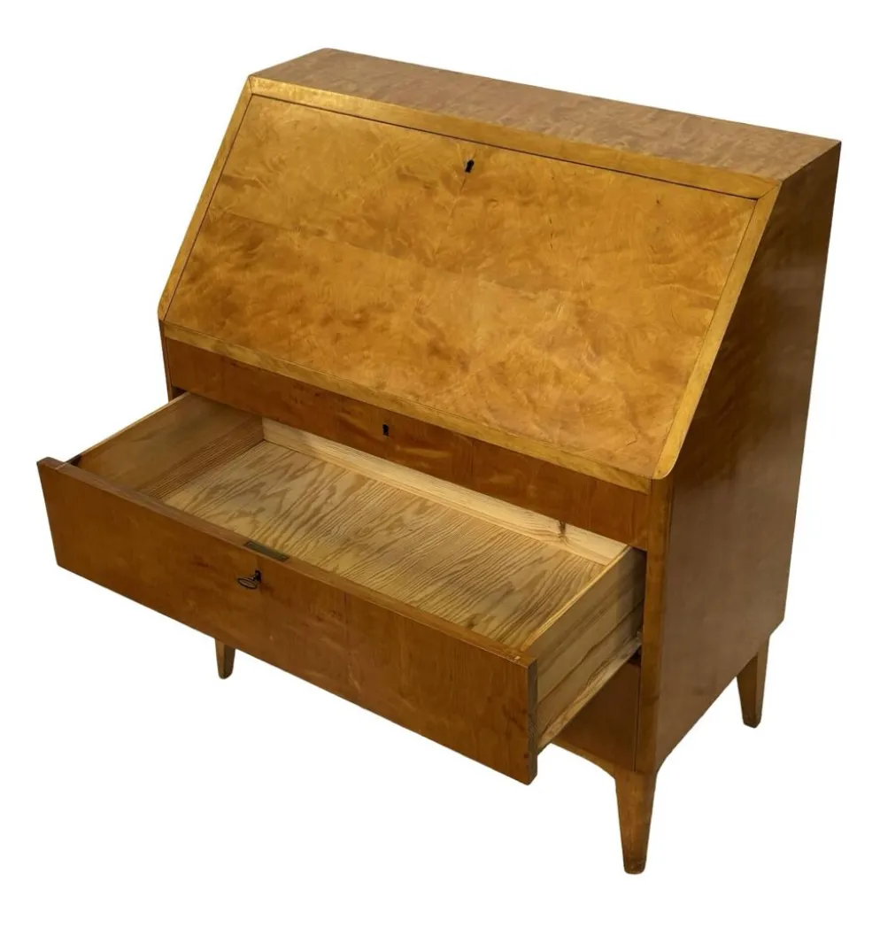 Cabinet de secrétaire vintage suédois des années 1960 pour espace de travail
