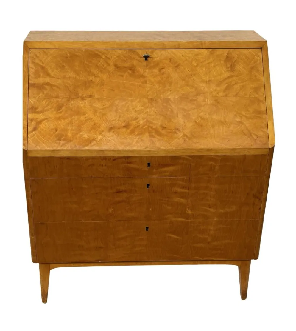 Cabinet de secrétaire vintage suédois des années 1960 pour espace de travail