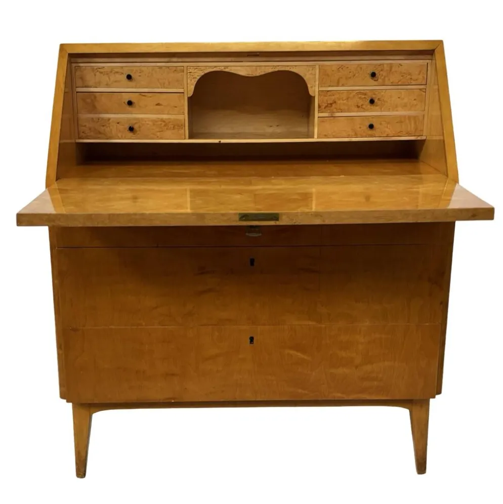 Cabinet de secrétaire vintage suédois des années 1960 pour espace de travail