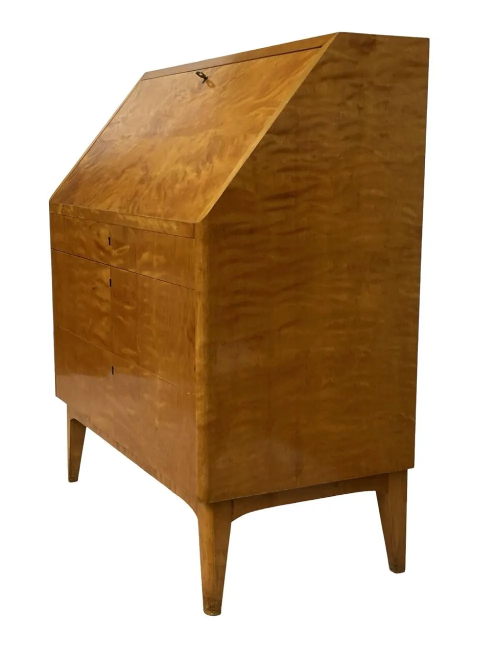 Cabinet de secrétaire vintage suédois des années 1960 pour espace de travail