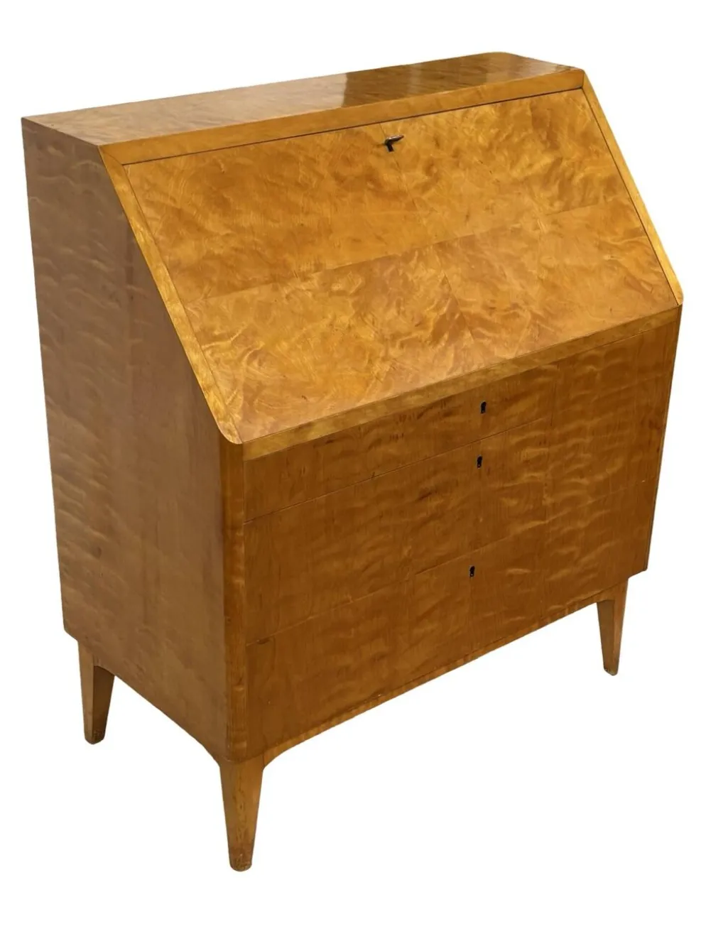 Cabinet de secrétaire vintage suédois des années 1960 pour espace de travail