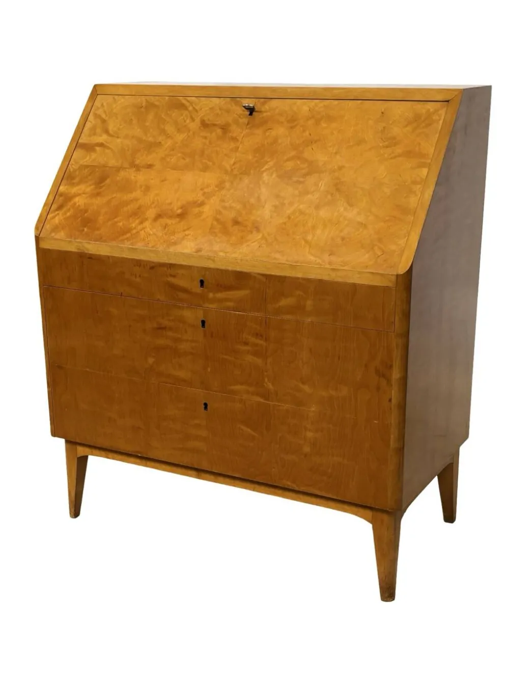 Cabinet de secrétaire vintage suédois des années 1960 pour espace de travail