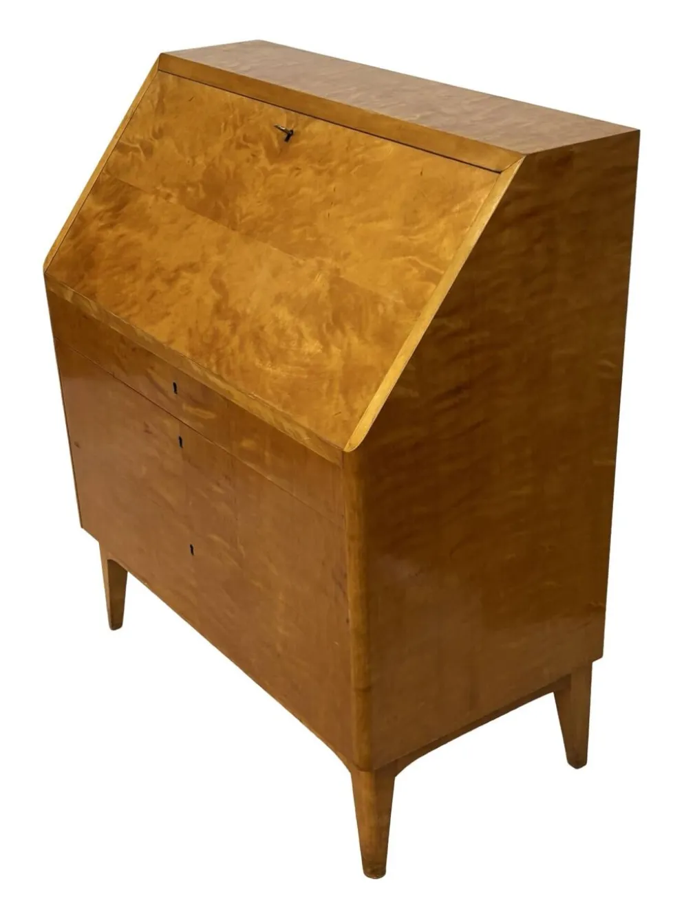 Cabinet de secrétaire vintage suédois des années 1960 pour espace de travail