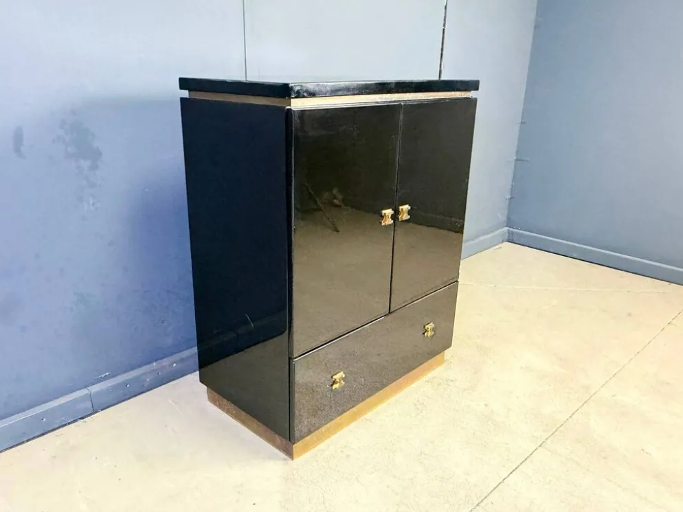 Cabinet de style Maison Jansen français, années 1970