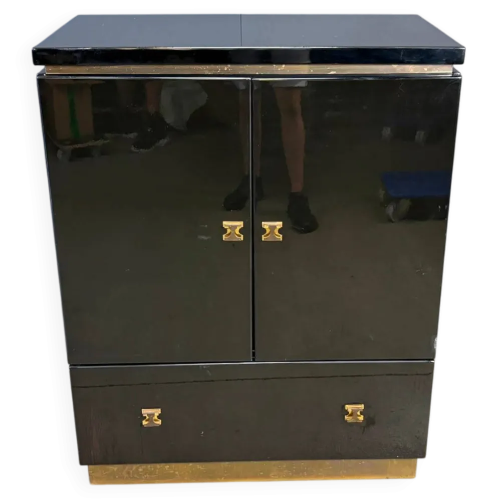 Cabinet de style Maison Jansen français, années 1970