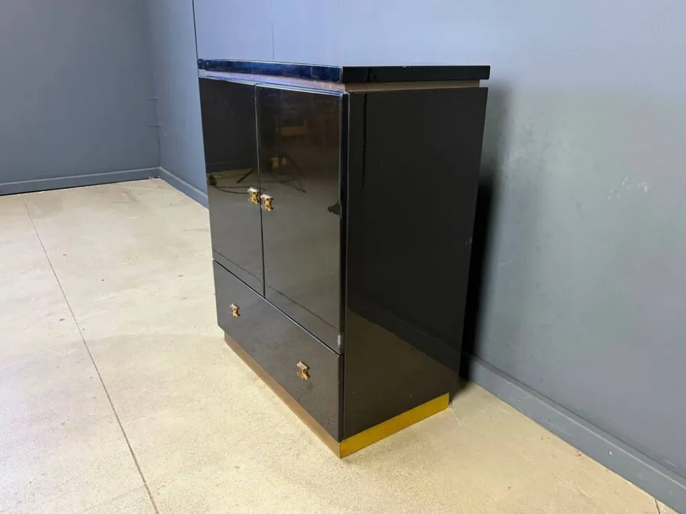 Cabinet de style Maison Jansen français, années 1970