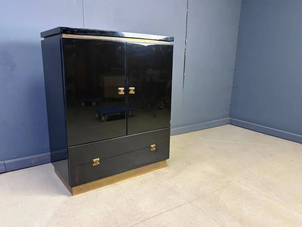Cabinet de style Maison Jansen français, années 1970
