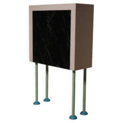 Cabinet de style Memphis par l'architecte néerlandais Wim Hofman des années 1980.