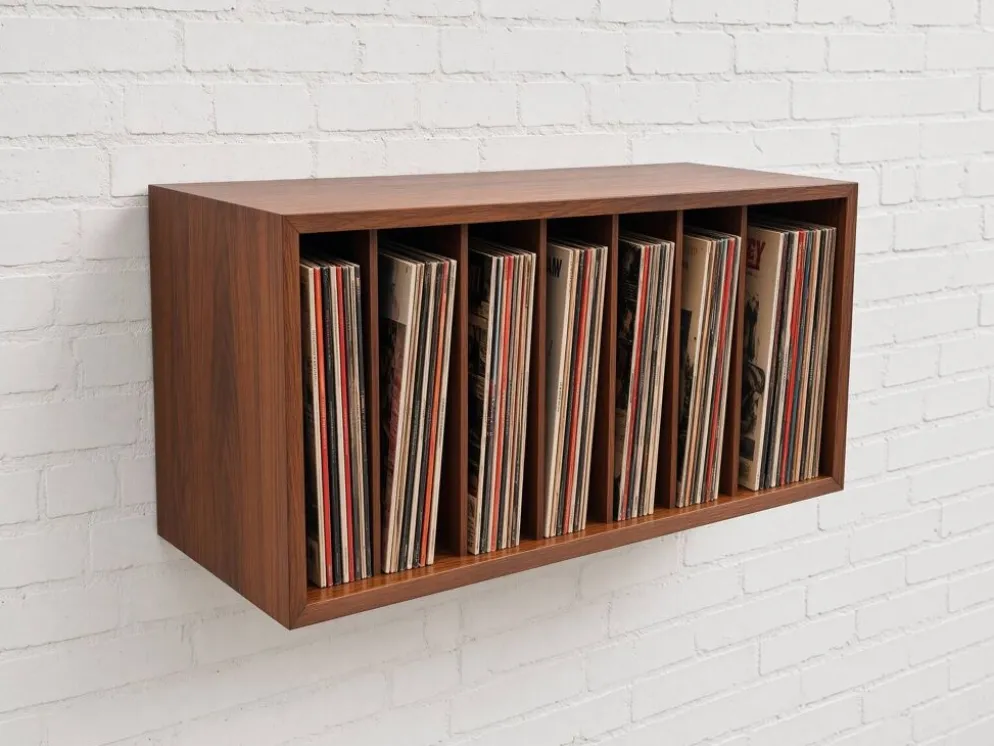 Cabinet à disques LP par Poul Cadovius pour Cado, années 1960.