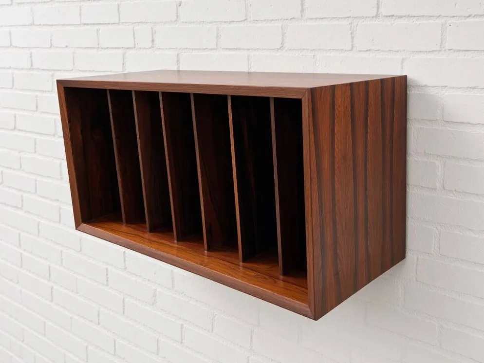 Cabinet à disques LP par Poul Cadovius pour Cado, années 1960.