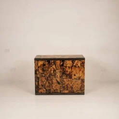 Cabinet en écaille de tortue unique par Roberto Jodice pour Ottini Milano 1974